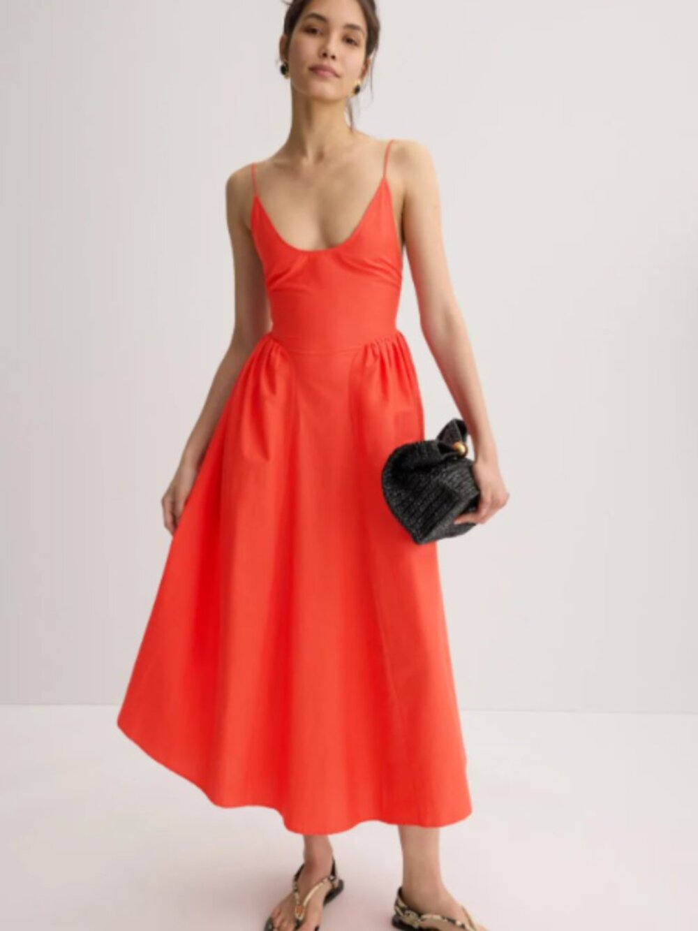 RTR-198 Silk Laundry Dive Snapper Dress